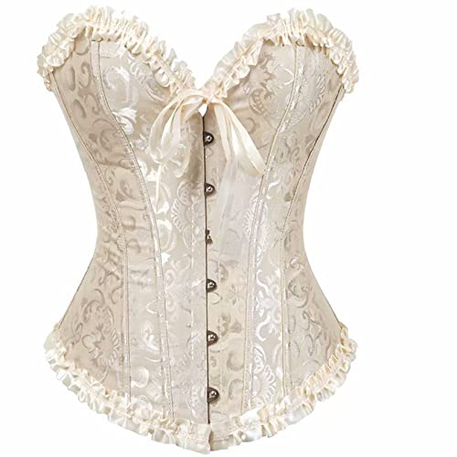 Corset femme grande taille, bustier à lacets et haut moulant fleuri tendance