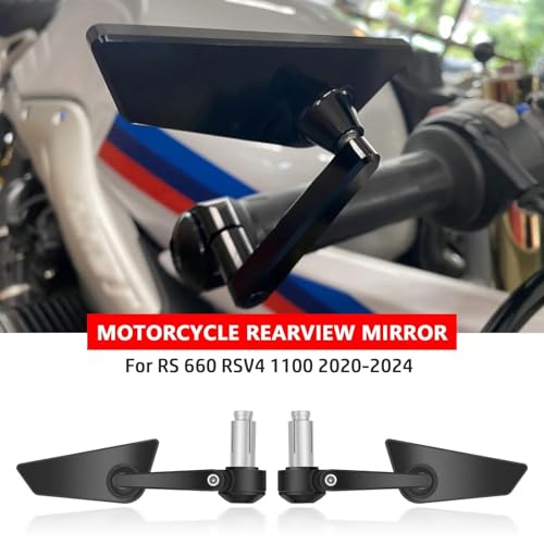 Espejo retrovisor universal antirreflejos para manillar de moto deportiva RS 660 2