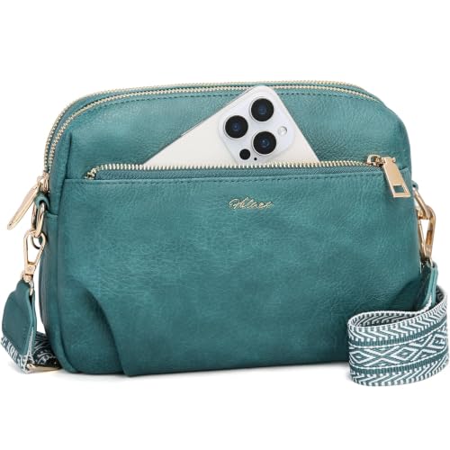 Image of Crossbody Bag for Women Vegan Leather Handbag Purse Anti Theft RFID