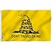 Anley Fly Breeze 3x5 Foot Don't Tread On Me Gadsden Flag - Vivid Color and UV Fade Resistant - Canvas Header and Double Stitched - Tea Party Flags Polyester with Brass Grommets 3 X 5 Ft