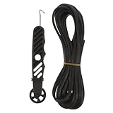 MUSISALY Screen Spline Roller Tool Kit for Window Screen Repair Includes Spline and Hook Roller for Door and Window Mesh Installation