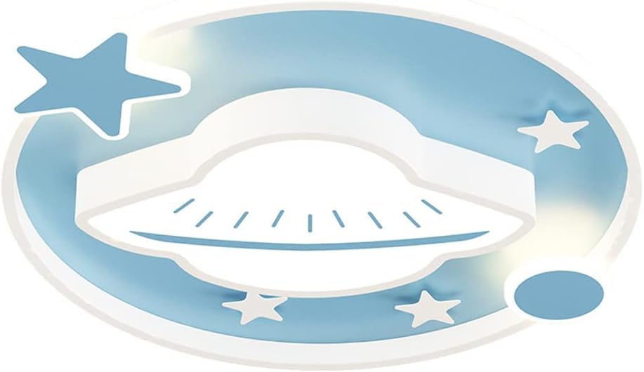 Plafonnier chambre d'enfant bleu anti-éblouissement style dessin animé moderne