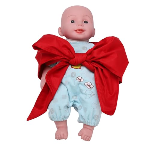 Image of Newborn Swaddle Blanket, Soft Stretchy Wrap for Easy Swaddling Infant Swaddle Sash Red for New Mothers Baby Photography Sessions