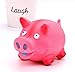 Tau Trading Glitschige Laut und Funny Hund Spielzeug, Pink-Pig