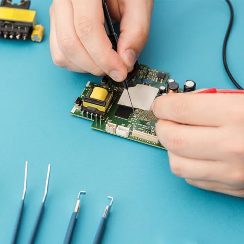 20 Stück Messspitzen für Multimeter 0.7 mm Testsonde Piercing Nadel Sonde Prüfspitze Bananenstecker Multimeter Messleitung Sonde Isolationspiercing Probe