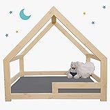 🏚️ Die Höhe zwischen Matratze und Boden ist sehr gering, was das Bett für Kinder sehr sicher macht.