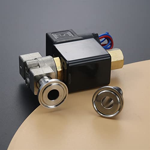 Électrovanne normalement ouverte 2 voies DC12V tube YDF-Lok pour acide - 2