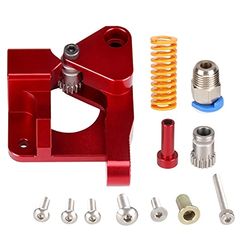 Lysee 3D Printer Parts & Accessories - Dual Pulley MK8 Remote Metal Extruder DIY Right Hand Single Double Gear Extruder for Ender3 Ender3PRO CR10S CR10S PRO - (Size: S with Motor)