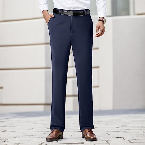 Business Casual Pants for Men Loose Fit Chinos Pants Men Hiking Pants Men Lightweight Cold Weather Big and Tall Tactical Pants for Men 50x30 Linen Pants Men Slim Fit Mens Black Dress Pants Joggers Men4