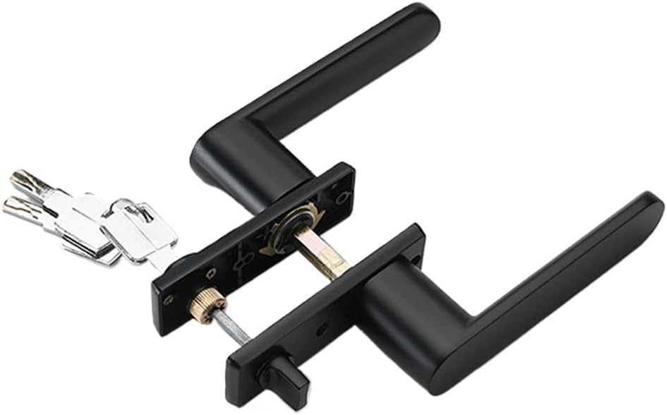 Room Wooden Door Lock Bedroom Handle Household one Word Mechanical Lock