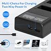 BESTON 3-Pack LP-E12 Battery Pack and Rapid USB Charger for Canon EOS M M2 M10, M50, M50 Mark II, M100 M200, Rebel SL1, PowerShot SX70 HS Cameras