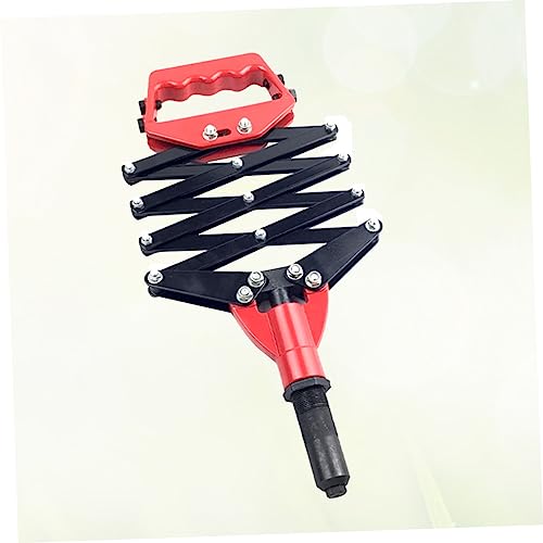 VILLCASE 1Pc T Ferramenta Broca Rebite Adaptador Rebitador Alicate De Vermelho Rebitagem Máquina De