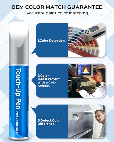 NH-883P Platinum White Pearl Touch Up Paint Kit Compatible with Honda Exact Match Car Scratch Repair Touch Up Paint Kit - Thumbnail 2