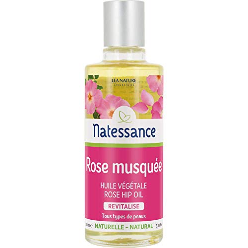 NATESSANCE Huile de Rose Musquée Prévient du Vieillissement/Répare - 100 ml Cover