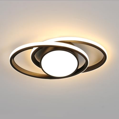 Moderne LED-Deckenleuchte „Planets“ – 39W, 3000K Warmweiß, 39 Cm, Für Wohnzimmer & Küche