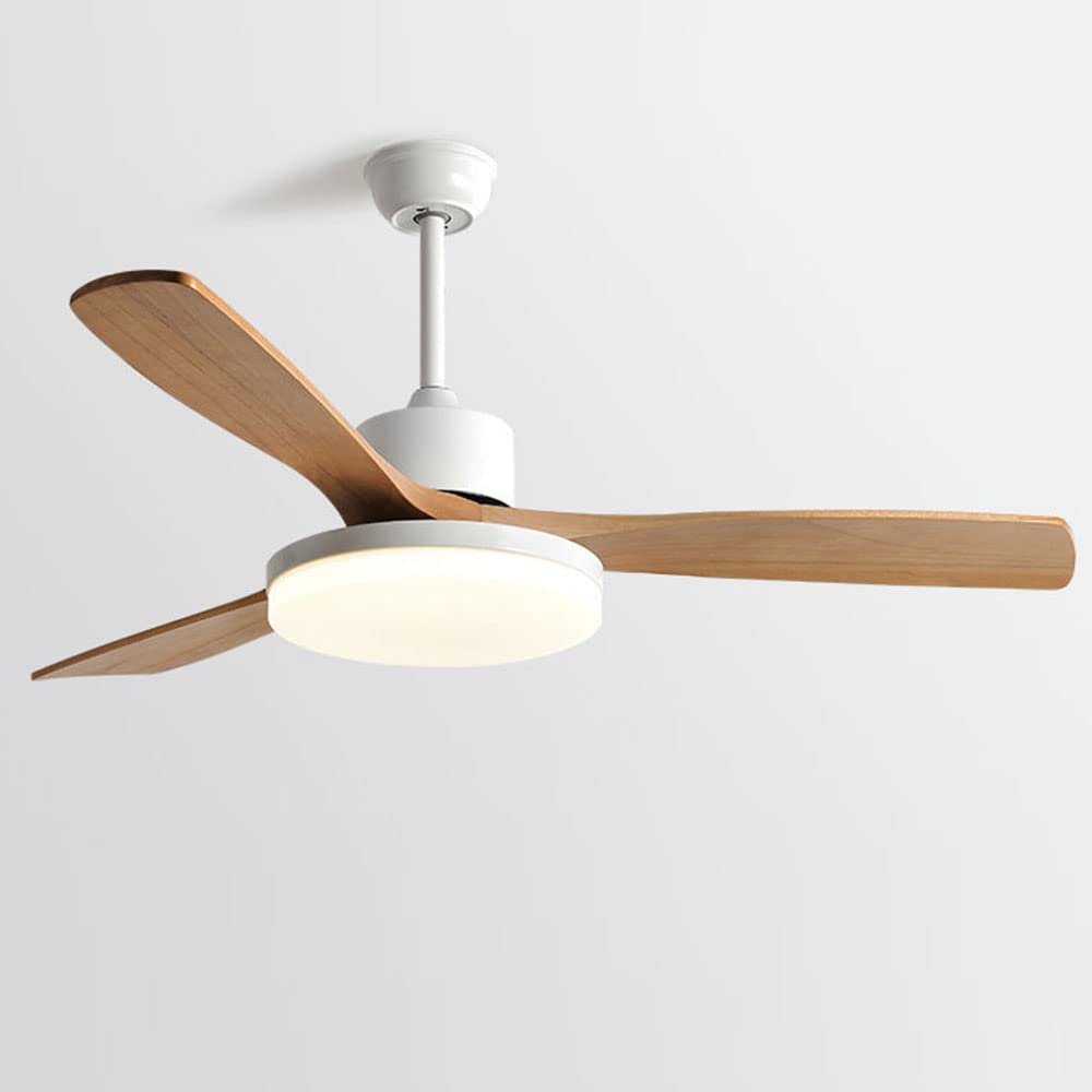 Ventilateur de plafond moderne avec lumière LED et 3 vitesses