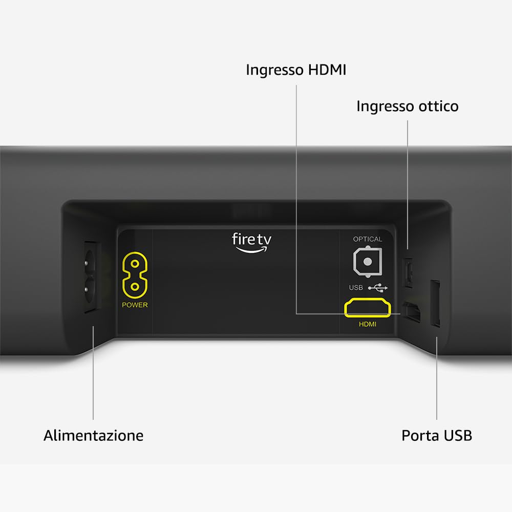 Ti presentiamo Fire TV Soundbar di Amazon, altoparlante 2.0 con DTS Virtual:X, Dolby Audio e Bluetooth