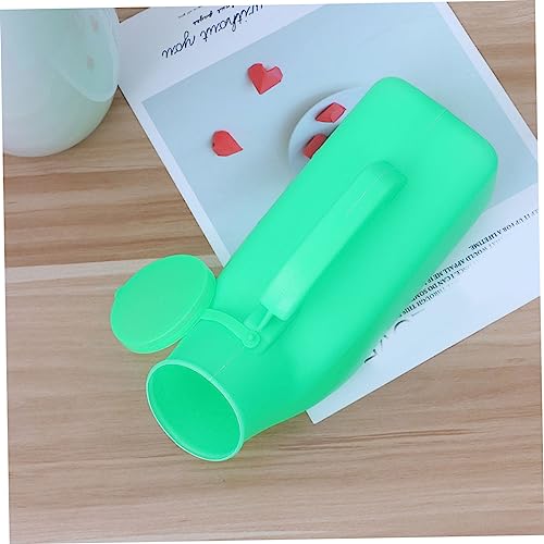 2Pcs Reusable Household Men Urinal Plastic Urine Bottle with Lid Convenient for Travel Camping Outdoor Use Easy to Clean Sturdy Male Accessory - Image 4