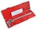 Accusize Industrial Tools 0-12'' by 0.001'' Black Face, Red Needle, Dial Caliper Stainless Steel in Fitted Box, P920-B212