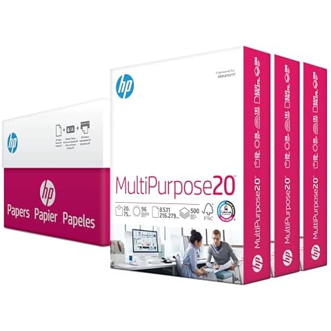 HP Printer Paper Multipurpose 20 lb Cover
