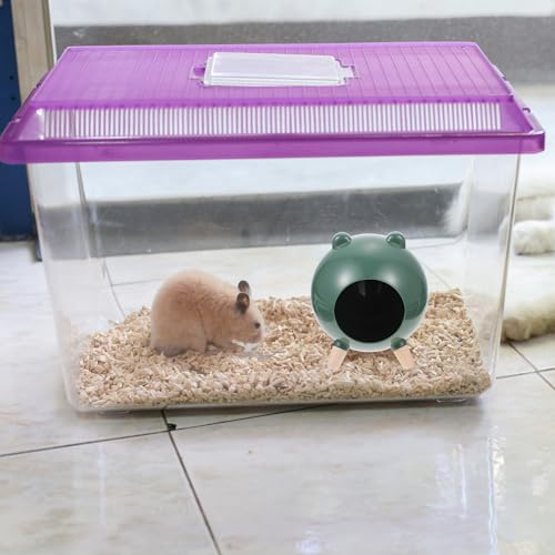 Petite maisonnette verte pour hamster et refuge de hérisson - 6