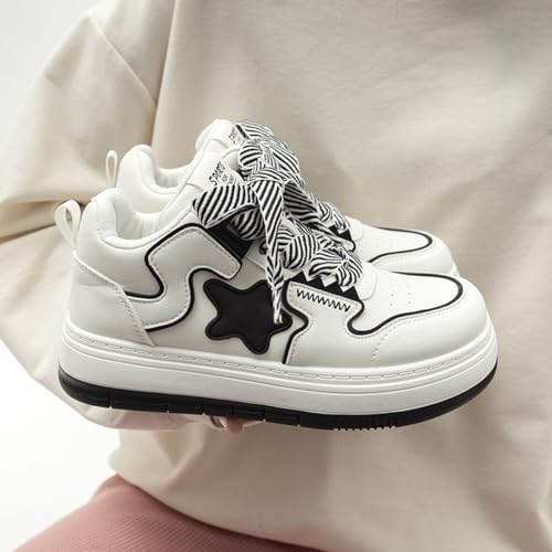 Women's Fashion Star Shoes Comfort Chunky Walking Sneakers Y2K High Top Casual Shoes2
