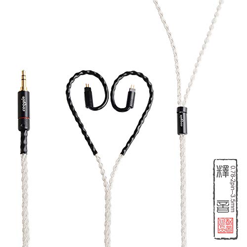 cooyin ���P�[�u�� 2pin 0.78mm �C���z���P�[�u�� �A�b�v�O���[�h�P�[�u�� �⃁�b�L�P������ �J�X�^��2�s���̗p Westone�p W4R UM3X UM3RC JH13 JH16 ES3�ȂǓK�� 3.5mm