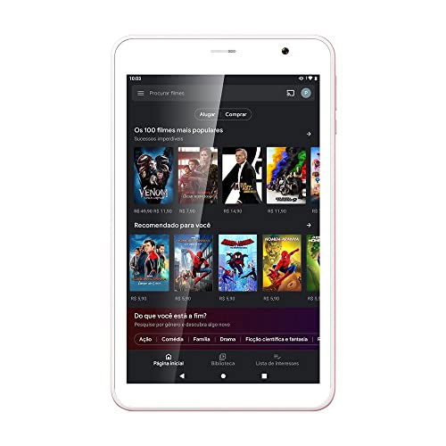 Tablet PTB8RRG 4G e Wifi, 32GB, 2GB RAM, Tela 8