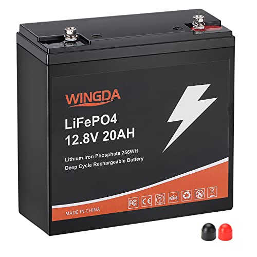 Lifepo4 Battery 12V 20Ah, 2000-5000 Cycles Lithium Iron Phosphate Battery With Built-In Bms Perfect For Camping Power,Rv,Toys,Scooter,And Most Of Outdoor And Indoor Easy Installation. #TOP1