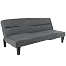 Best Choice Products Microfiber Futon Convertible Reclining Folding Lounge Couch Sofa Bed w/ 6in Thick Mattress Padding Comfort - Gray