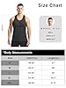 Ymmchy Men's Sleeveless Tank Tops Gym Vest Top Workout Y-Back Tanks Bodybuilding Vests Dry-Fit T Shirt 3 Pack Black/Gray/ArmyGreen XXL #5