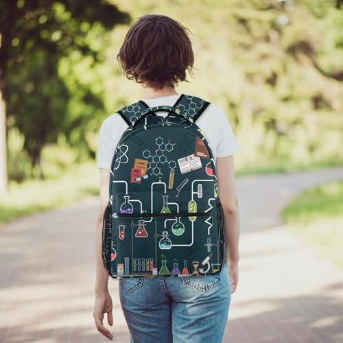 Sac à dos d'école multicolore de 29.4x20x40cm pour adolescents et étudiants - 6