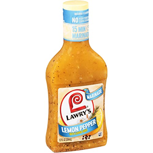 Lawry s Lemon Pepper Marinade, 12 oz, with Real Lemon Juice