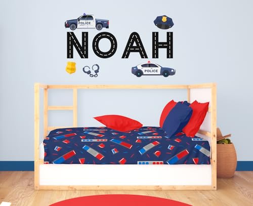 Vinilo Decorativo Policía para Habitación Infantil miniatura 3