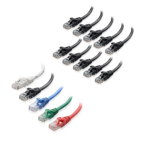 Cable Matters Pack de 10 cables cortos Cat6 Ethernet miniatura 1