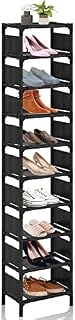 Lighterday 10 Tiers Shoe Storage,Narrow Shoe Rack Tall Shoe Rack,Vertical Shoe Rack Organizer Space Saving Corner Shoe Shelf,Shoe Tower for Living Room Entryway Closet Hallway and Cloakroom