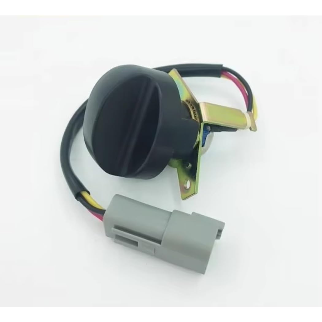 1 Pcs Excavator Electric Parts Throttle Switch Throttle Knob Compatible with Yuchai/Sunward/Liugong/SDLG/LonKing Machinery Parts (A1)