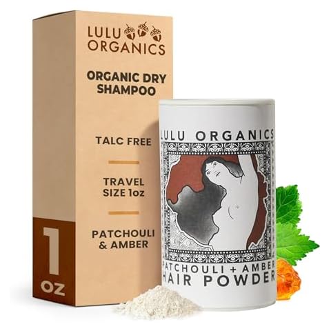 LULU_ORGANICS Hair Powder, Talc-Free Dry Shampoo Cover