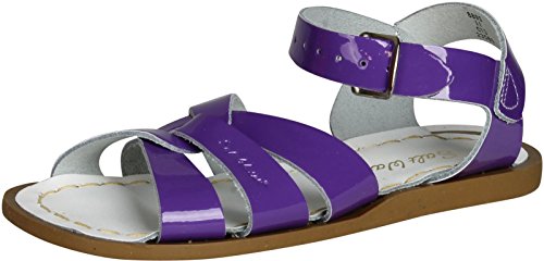 Salt Water Sandals by Hoy Shoe Original Sandal (Toddler/Little Kid/Big Kid/Women's), Shiny Purple, 3 M US Infant