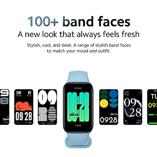 Xiaomi Redmi Band 2 Activity Fitness Tracker With 1.47" Tft Display, 14-Day Battery Life, Blood Oxygen, Heart Rate, Sleep & Stress Monitoring, 5 Atm Water Resistant, Fitness Watch For Men Women, Black #TOP2