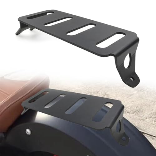 Porte-Bagages de Garde-Boue Arrière Moto à Fixation Solide