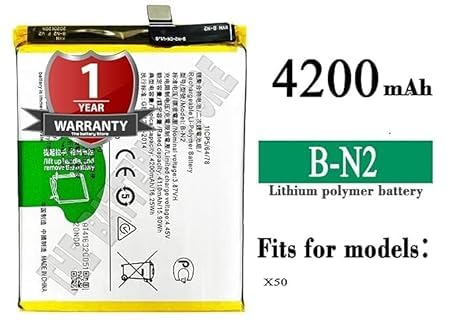 Image of THE BATTERY STORE Original B-N2 Battery for Vivo X50 /15.90WH 3.87V /4.45V Battery with 1 Year Warranty**** (V132)