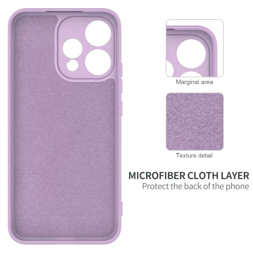 Image of Back Cover Compatible with Oppo Reno15 5G | Full Camera Protection | Premium Liquid Silicon Case | Flexible Bumper Case for Oppo Reno15 5G (Purple)