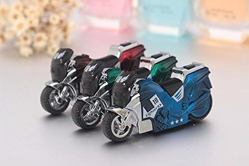 Flameless Lighter Windproof Smoking Motorcycle Style Lighter w/Light - One Lighter (Color and Design May Vary)