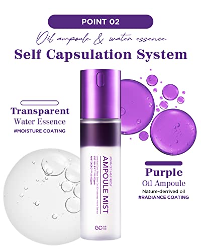 Gd11 Advanced Lab Energy Ampoule Mist | Anti-Aging Face Serum Spray Mist For Elasticity And Skin Glow | Stem Cell Extract & Peptides | Reduces Pigmentation, Evens Skin Tone, 3.38 Fl.oz. #TOP3