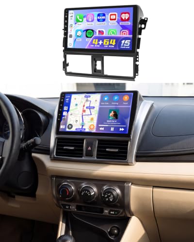 [DSP & EQ] 4+64G Android 15 Car Radio for Toyota Yaris Vios 2013-2016