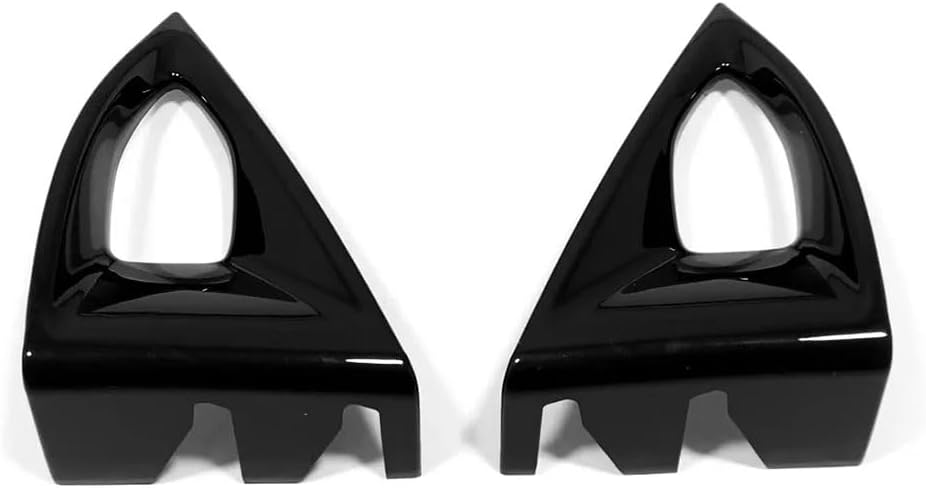 Front Fog Lights Covers Compatible With Nissan Rogue 2021 2022 2023 2024 2025 2026 Fog Lamp Frame Trim Replacement Exterior Car Accessories ABS 2PC(Black)