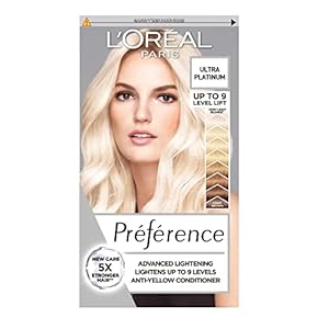 L’Oreal Paris Preference Hair Dye, Long Lasting, Luminous Permanent Hair Colour, up to 9 Levels of Lift, Extreme…
