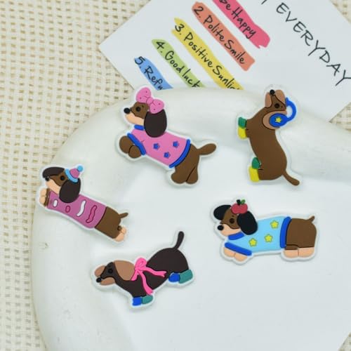 GWRFVIL Lot de 10 breloques décoratives pour chaussures d'animaux domestiques pour filles et garçons - Breloques décoratives pour chaussures, bracelets, cadeaux de fête – vue 7
