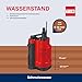 T.I.P. Schmutzwasser Drainage Tauchpumpe (Schächte ab 22 x 22 cm, 13.000 l/h Fördermenge, 9 m Förderhöhe, 0,9 bar Druck, 750 W, integrierter Schwimmer, vertikaler Pumpenausgang) I-Compac 13000, 30191